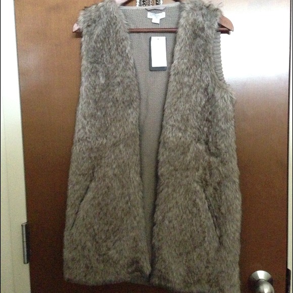 Faux fur vest *SOLD*