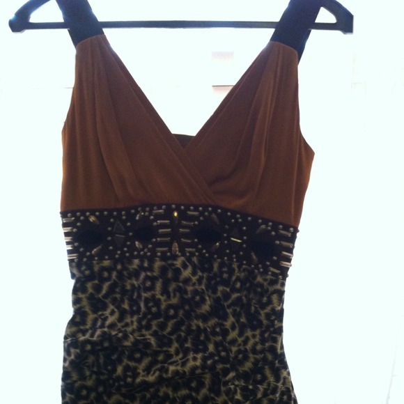 Short funky and cute Bebe dress