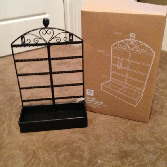 PB Teen Iron Owl Jewelry Storage