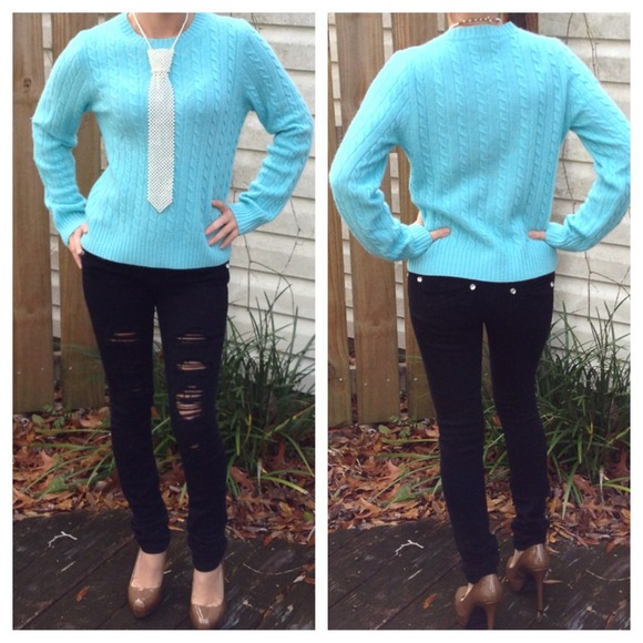 J. Crew Sweaters - J. Crew Blue Cashmere Sweater