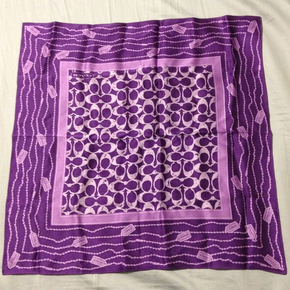 Coach Accessories - *Sold*New COACH Silk scarf