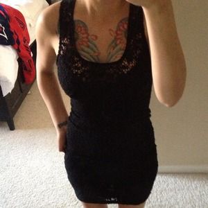 Short black dress