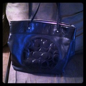 Coach black purse