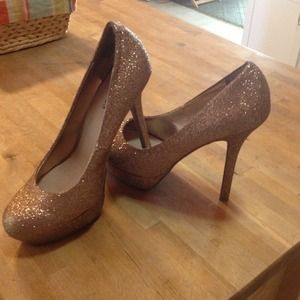 Gold Candie's high heels