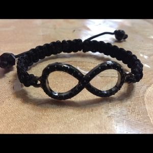 Hand made infinity bracelet