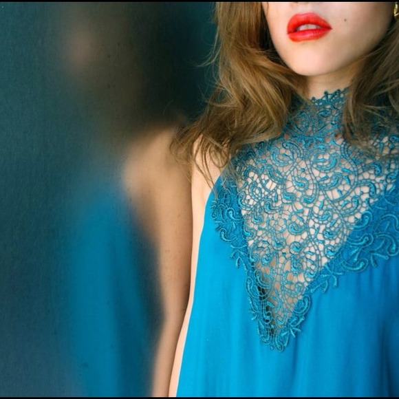 SOLD Lace collar dress (size medium)