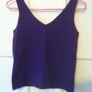 Summer dark purple top