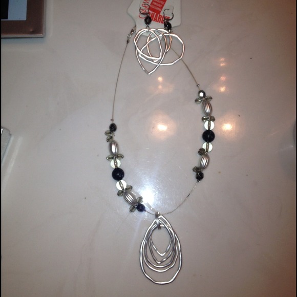 Charming Charlie's earrings and necklace