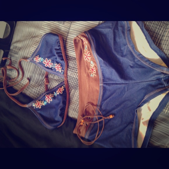 Denim Bathing Suit