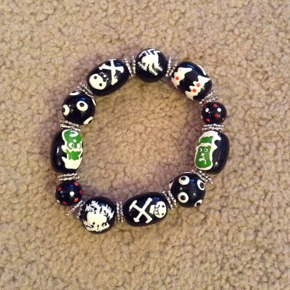Old Pandora Halloween bracelet