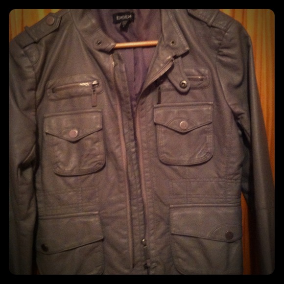 Bebe leather jacket