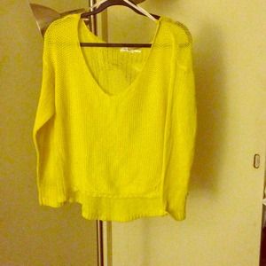 Lime green Blu Pepper sweater.
