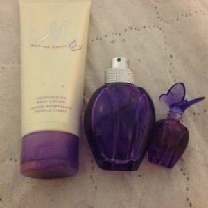 mariah carey gift set (perfume and lotion)