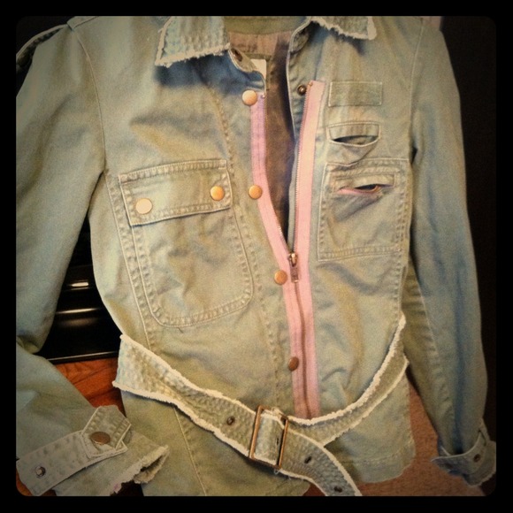 $$$SOLD$$$Lux Brand Army Green Jacket