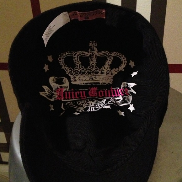 Juicy Couture black wool blend hat.  Never worn