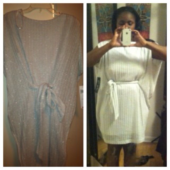 Silver shinny dress