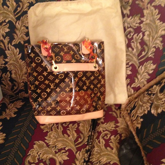 Louis Vuitton inspired See thru Tote