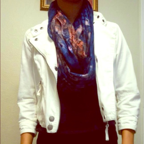 Forever 21 White motorcycle jacket - Picture 1 of 3