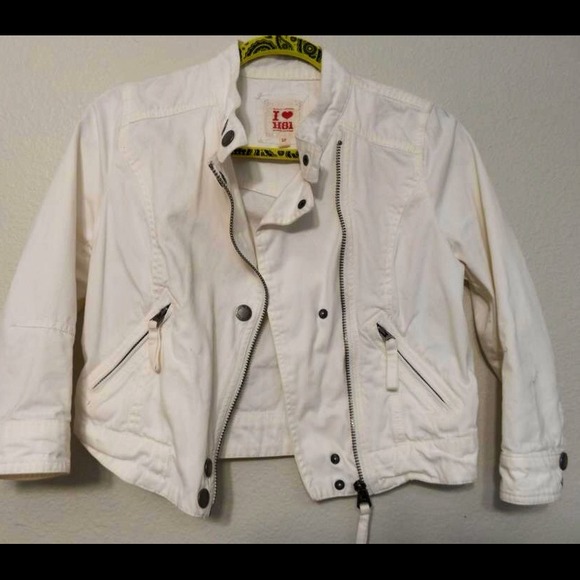 Forever 21 White motorcycle jacket - Picture 2 of 3