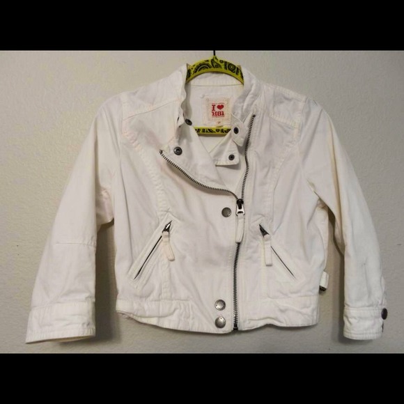 Forever 21 White motorcycle jacket - Picture 3 of 3
