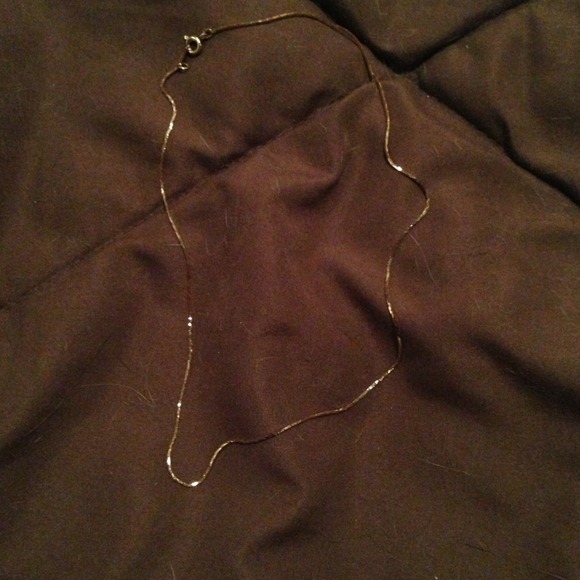 18'' gold necklace