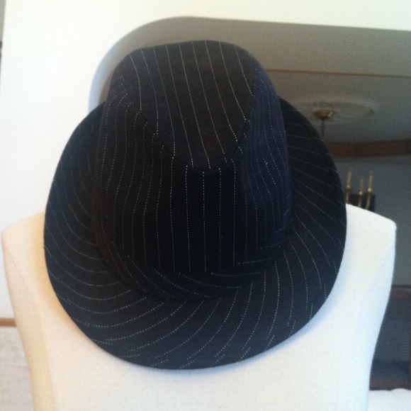 Black fedora.