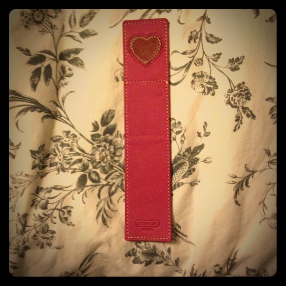✳SOLD✳ COACH bookmark