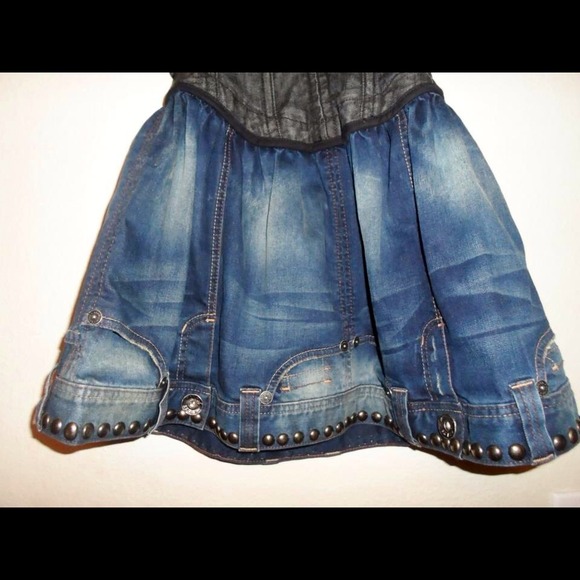 GUESS demin dress - Picture 3 of 4