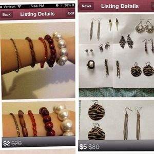 Bracelet and earring bundle for mizzboop