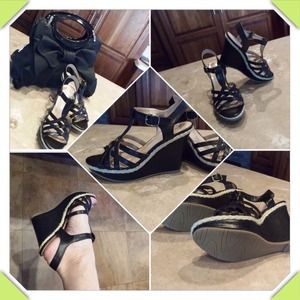 Bass Black Shoes Size 7