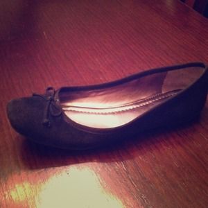 Nine West leather black ballet flat