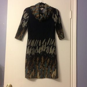 Forever 21 Indian Brush Winter Dress. Size small.