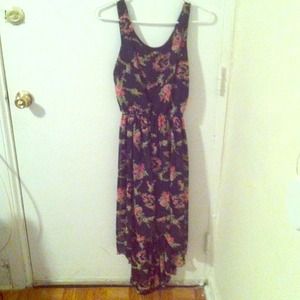 Floral Hi low dress
