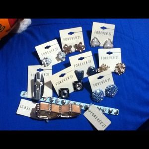 Earrings and bracelets