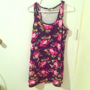 Floral body con dress