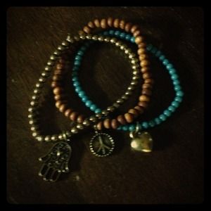 Three piece bracelet set