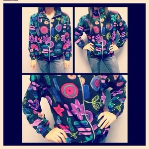 Vintage Rose Pop Jacket size small