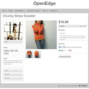 Chunky Stripe Sweater