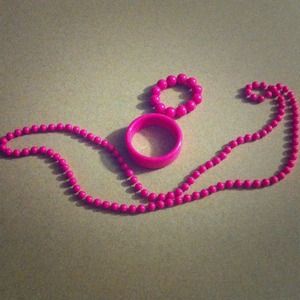 Pink jewelry