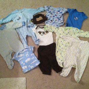 RESERVED 0-3 month baby clothes