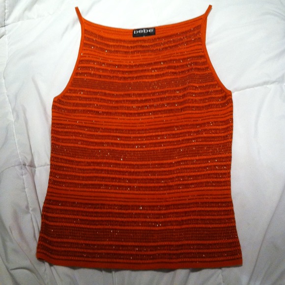 Bebe orange top
