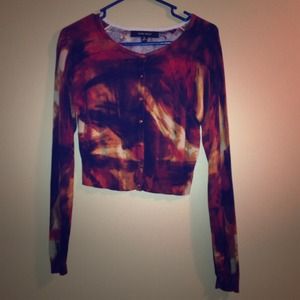 Nine West multi colored cardigan