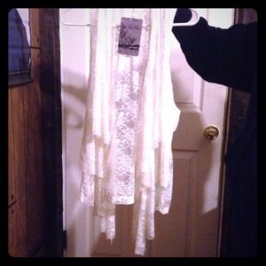 Open lace vest