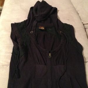 free people zip cardigan