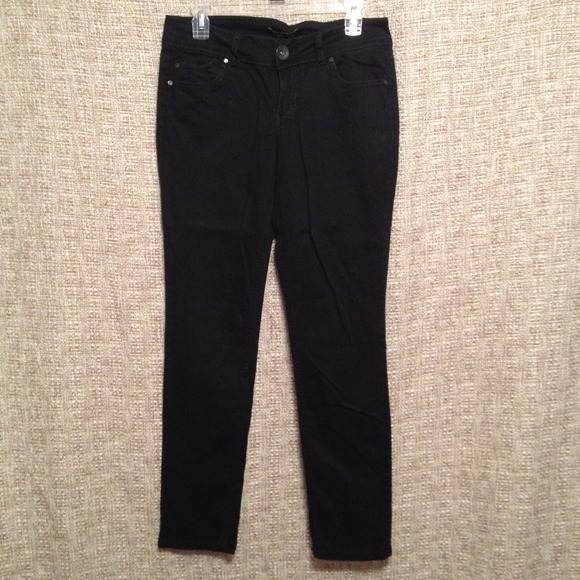 Black Straight Leg Jeans