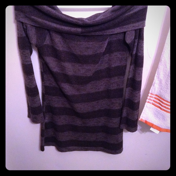 Of the shoulder sweater