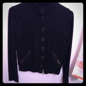 Black zip up jacket