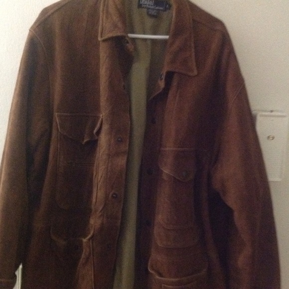 Men's Polo Ralph Lauren Brown Suede Jacket