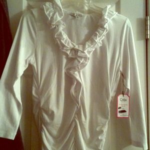 CAbi ruffle top