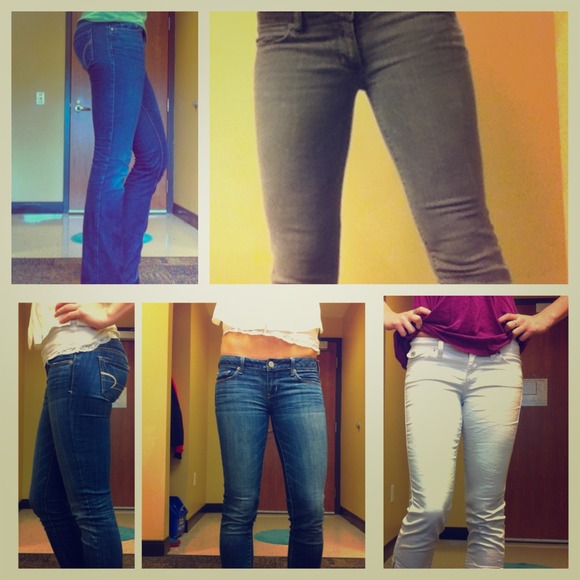 4 multi-colored jeans :)